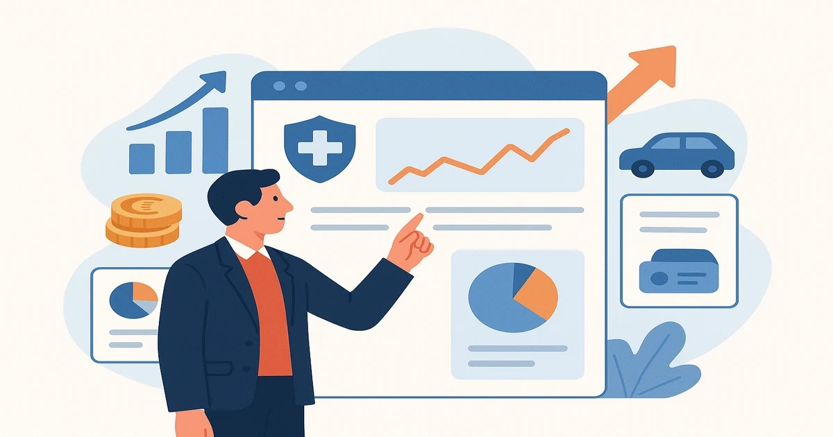 Driver placing warning triangle on German road after accident