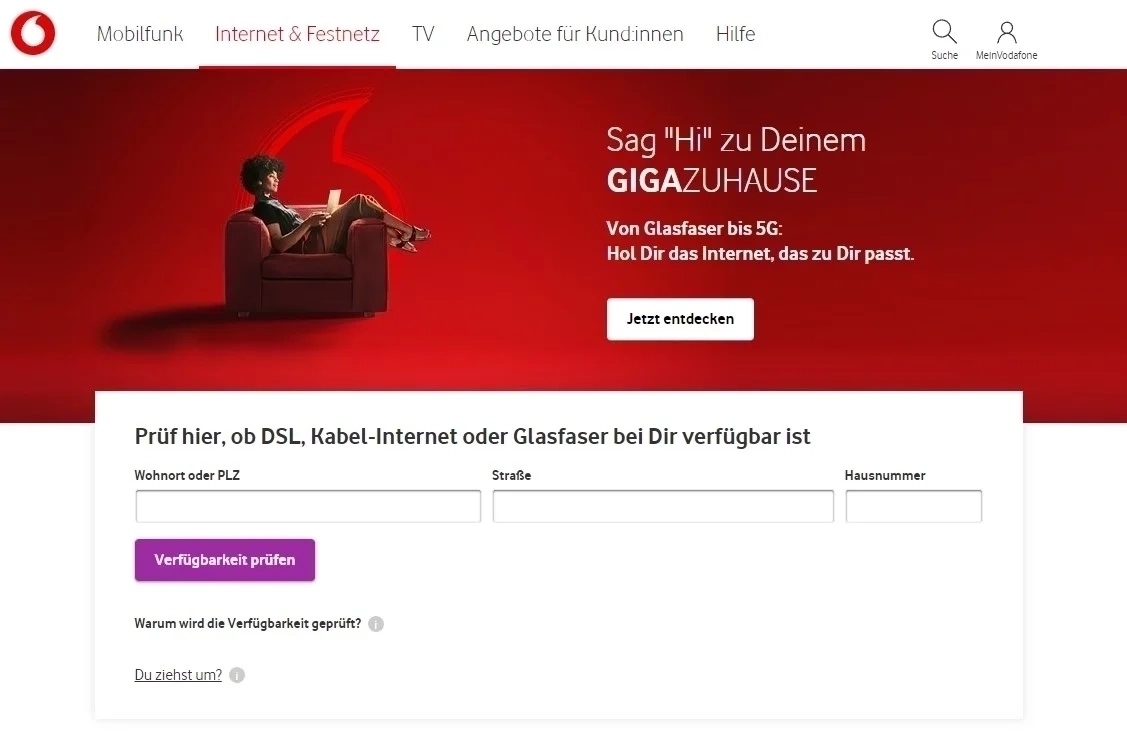 top internet provider vodafone germany