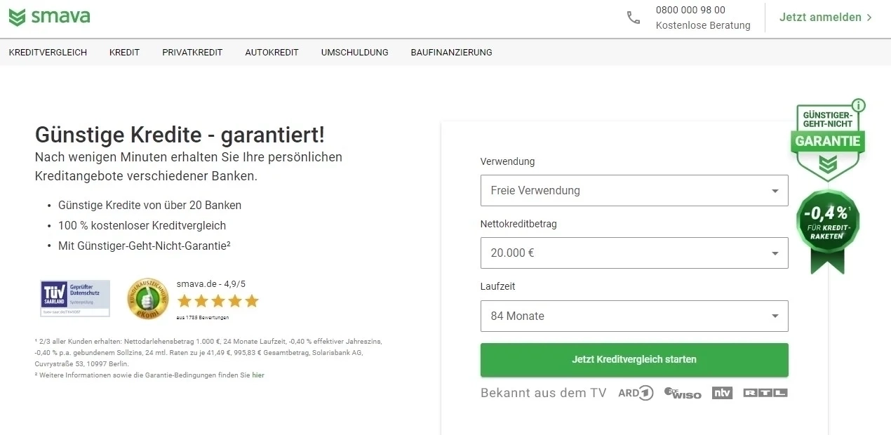 smava private loans privatkredit in Germany