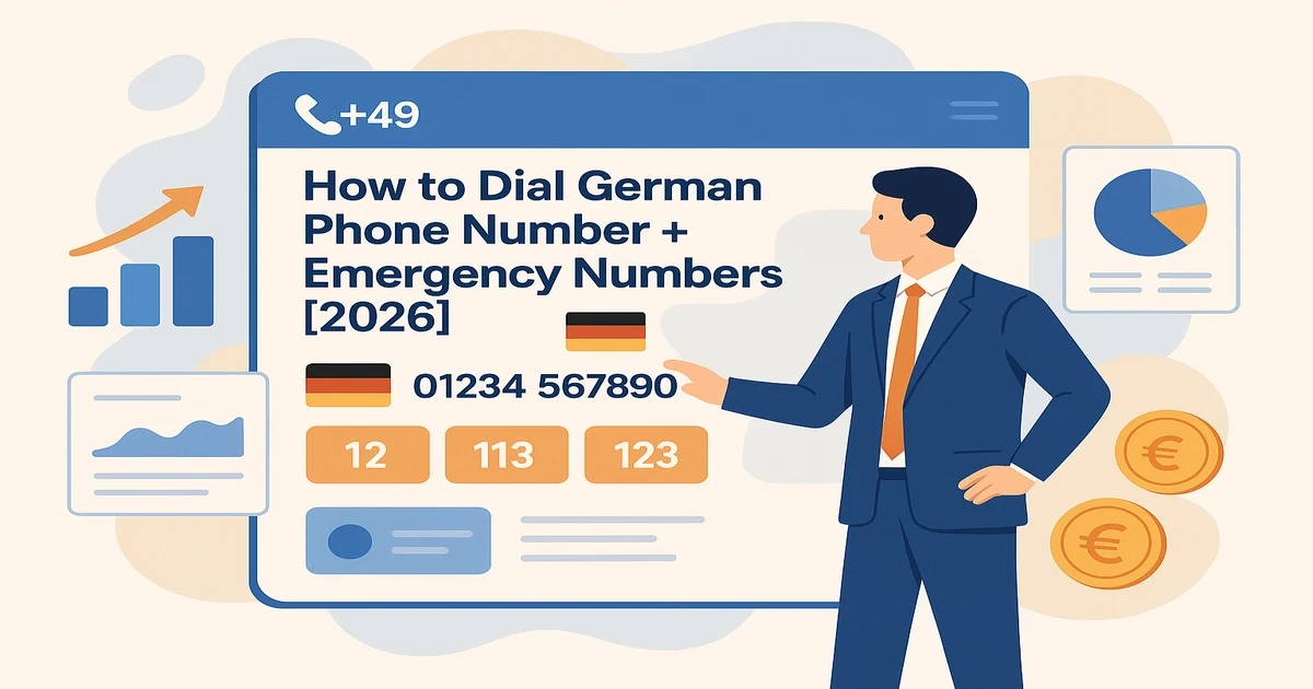 How to Dial German Phone Number + Emergency Numbers [2026]
