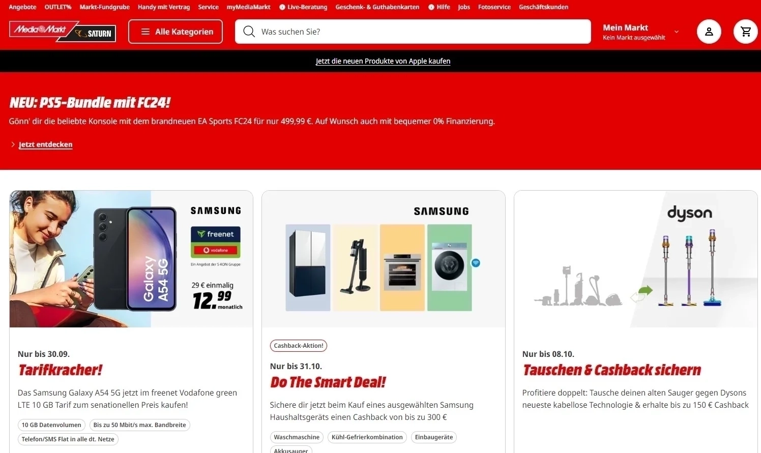 Mediamarkt electronic stores in Germany