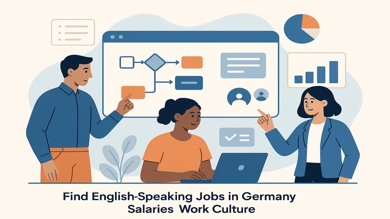 Average salary by sector for English-speaking jobs in Germany