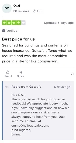 getsafe insurance review best prices