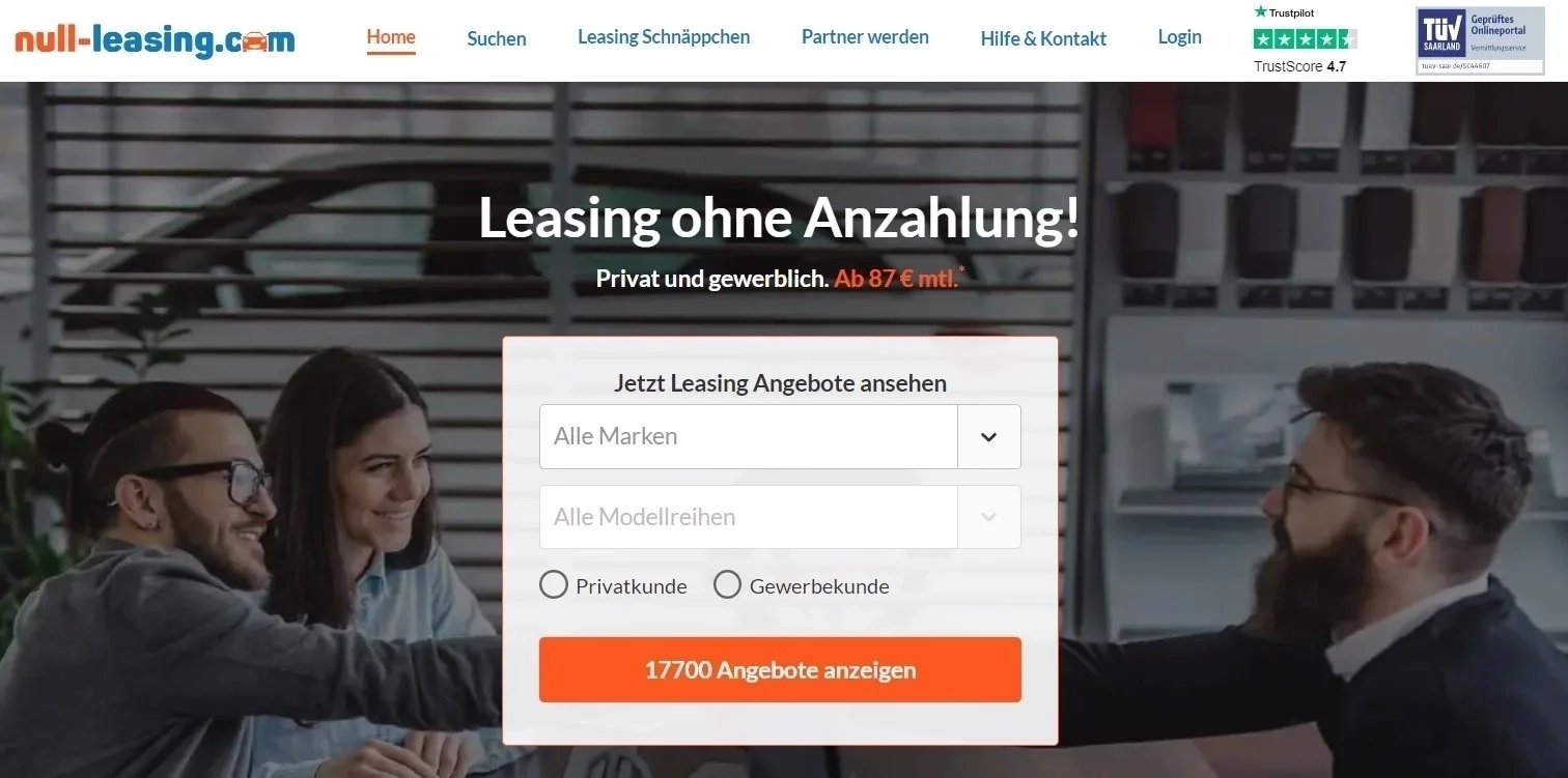 top car leasing deals in Germany at nulll leasing.com