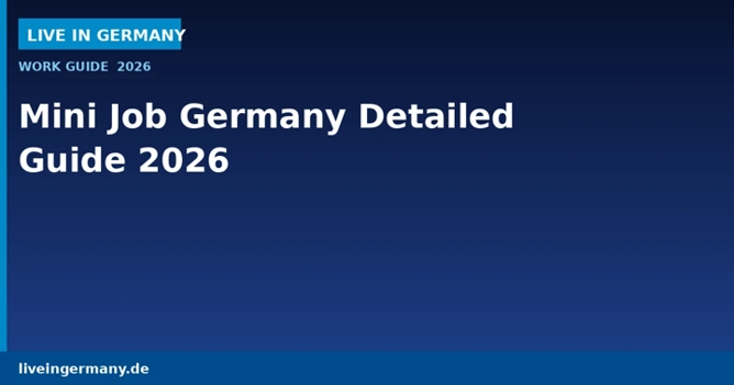 Mini Job in Germany Guide 2026