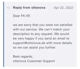 ottonova review trustpilot from liveingermany 5