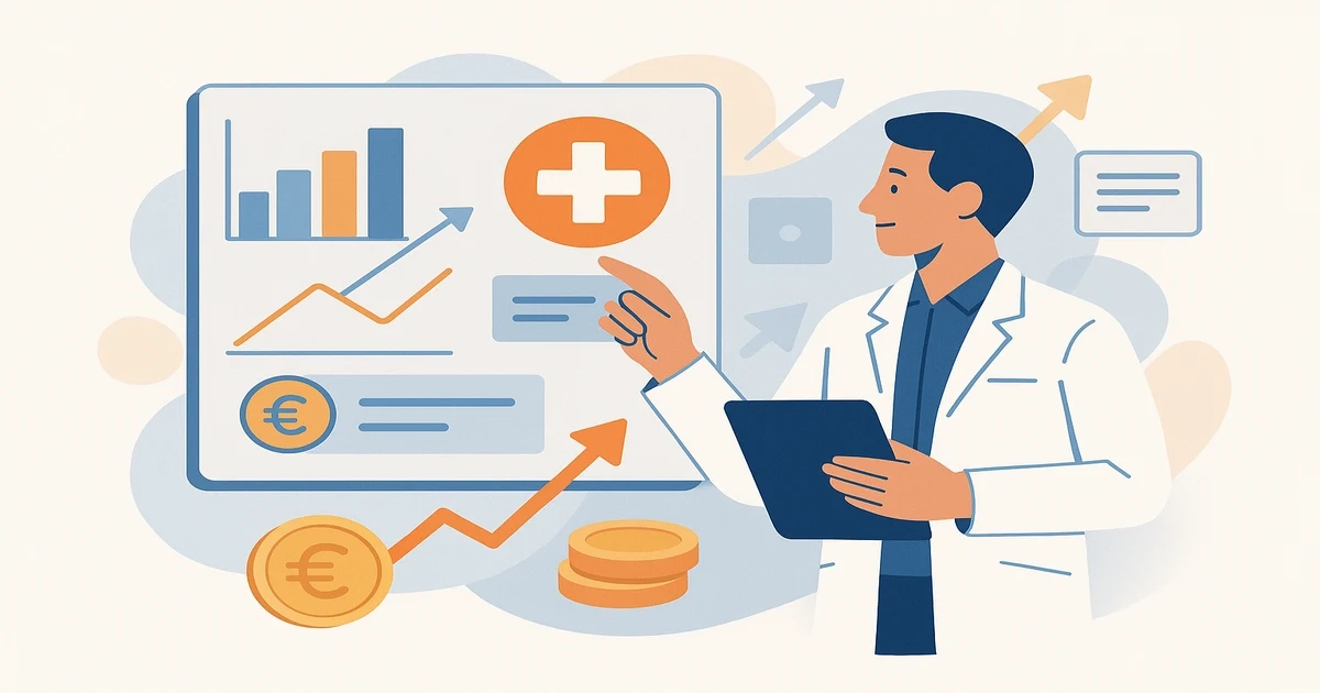 Red Apotheke sign above a German pharmacy entrance