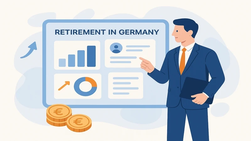 Social security registration letter and Sozialversicherungsausweis in Germany