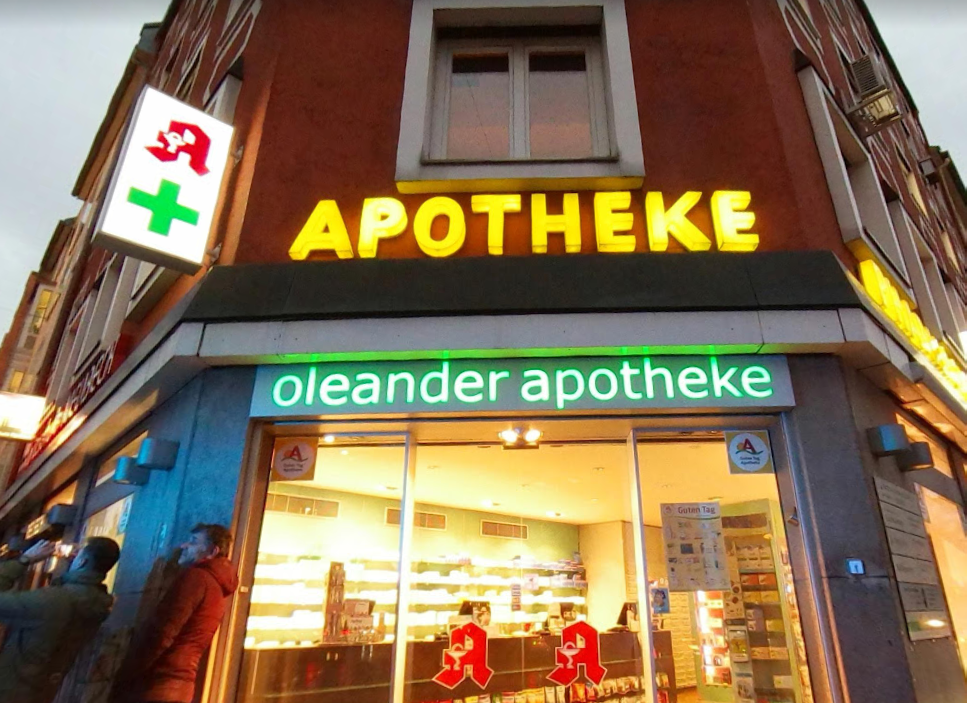 Visiting apotheke in Germany