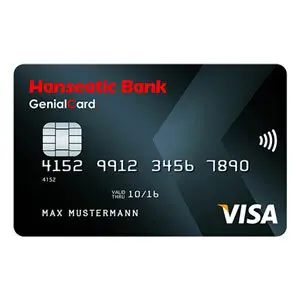hanseatic genialcard visa Credit Card Top Best in Germany