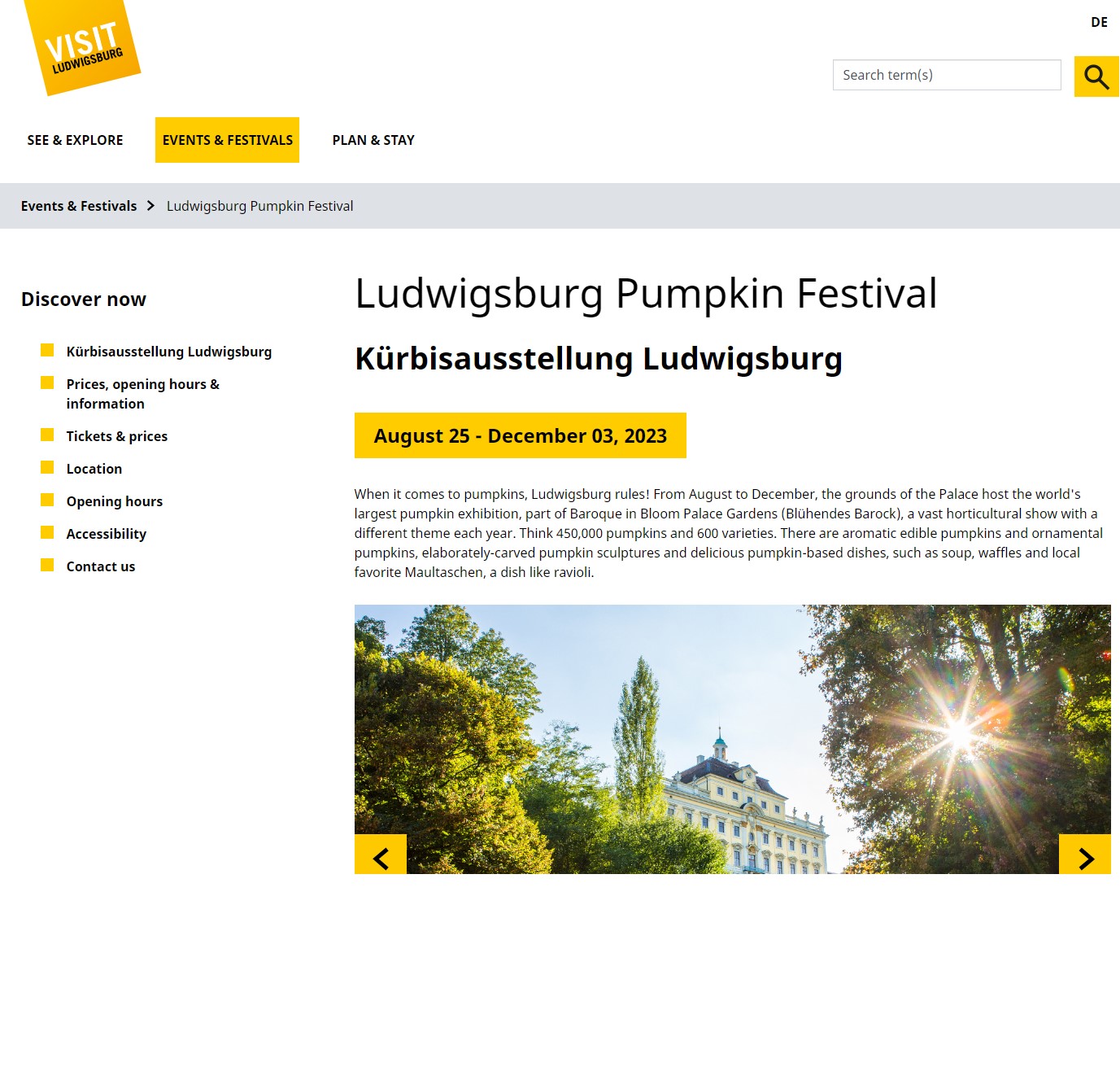 ludwigsburg pumpkin festival