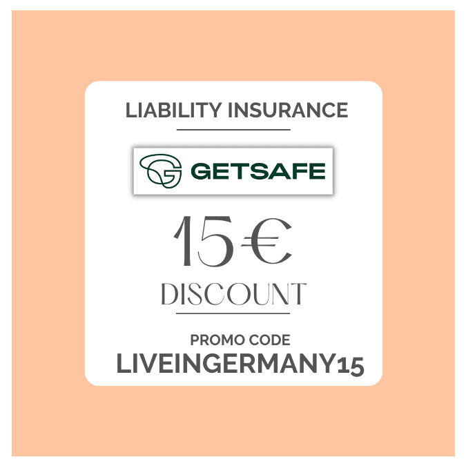 Coupon code for Getsafe Liability Insurance